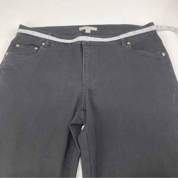 Women Within Bootcut Stretch Jean black 14 w