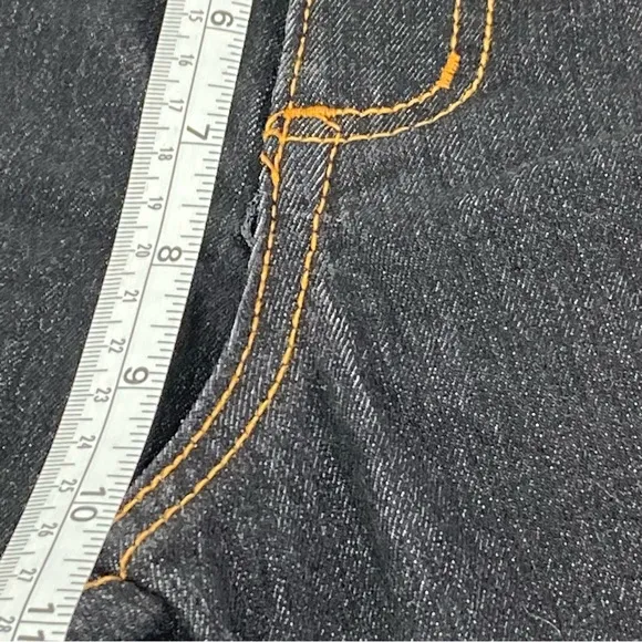 Women Within Bootcut Stretch Jean black with brown thread 14 WP