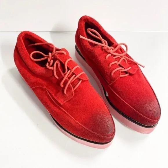 Women Fashion Lace Up Pointed Toe Flats Walking Running Sneaker Vibe Comfortable