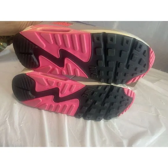 Women's Air Max 90 Laser Pink Classic Concord Tennis Shoes-Size 6.5-Nice‎