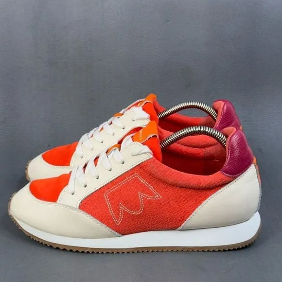 Womens Birdies Roadrunner Orange Siren Lace Up sneaker shoes size 9