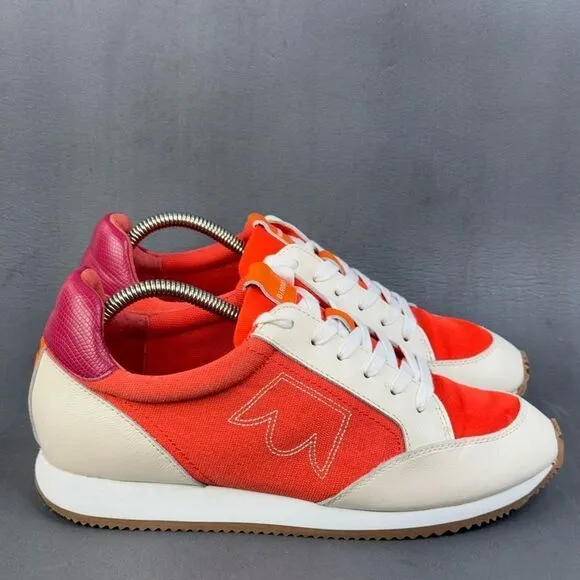 Womens Birdies Roadrunner Orange Siren Lace Up sneaker shoes size 9