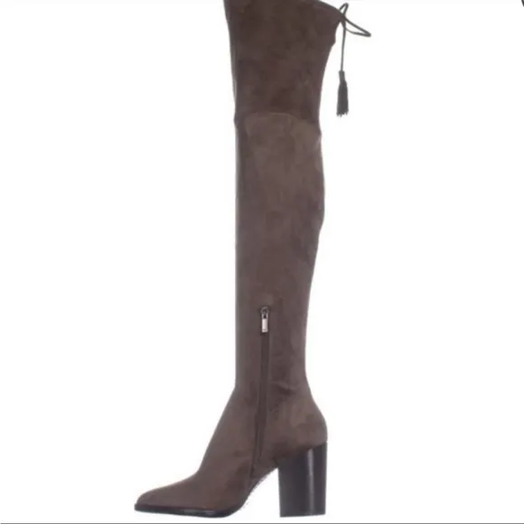 Women's boots. Over the knee. Buttery soft gray leather. Like new. Marc …