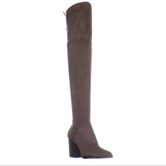 Women's boots. Over the knee. Buttery soft gray leather. Like new. Marc …