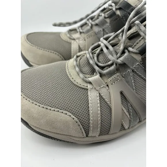 Women's Dansko Henriette Grey Mesh and Suede Sneakers Size 41
