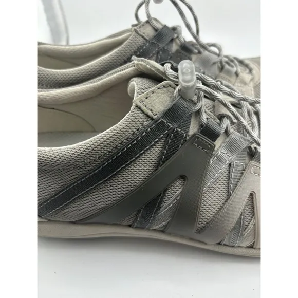 Women's Dansko Henriette Grey Mesh and Suede Sneakers Size 41