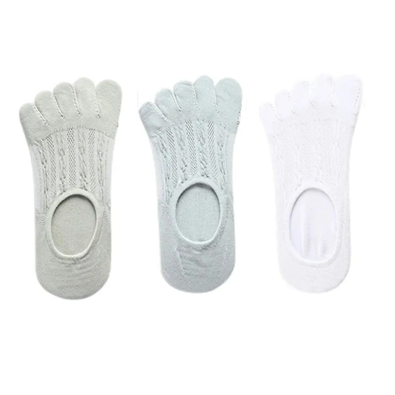 Women's Fashion Cotton Ankle Short Boat Socks - 3 Pairs