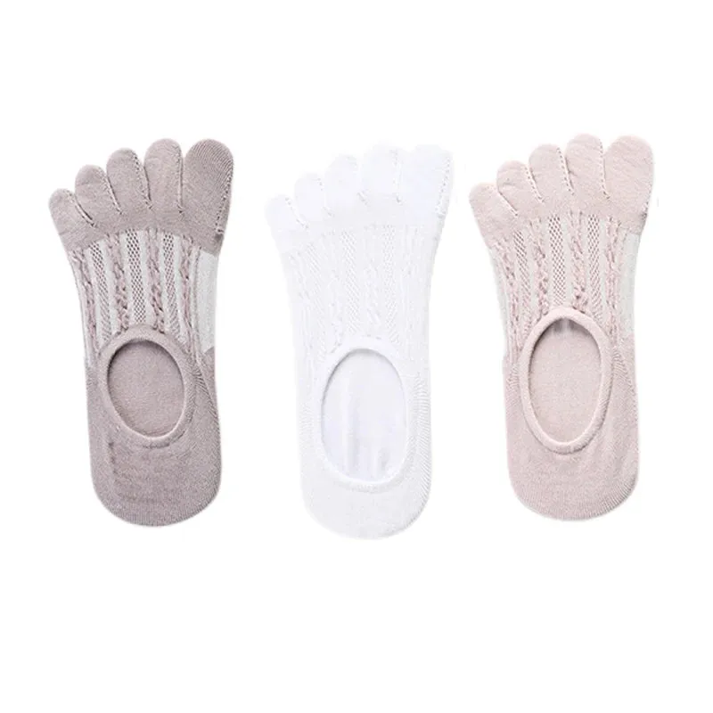 Women's Fashion Cotton Ankle Short Boat Socks - 3 Pairs