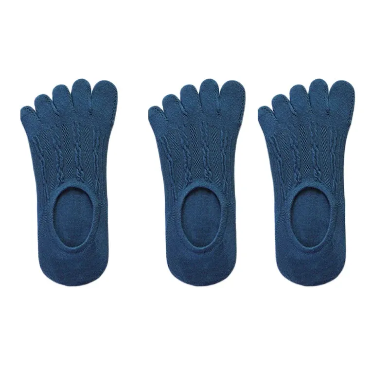 Women's Fashion Cotton Ankle Short Boat Socks - 3 Pairs
