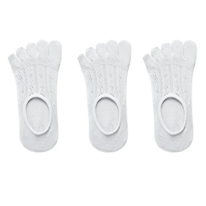 Women's Fashion Cotton Ankle Short Boat Socks - 3 Pairs