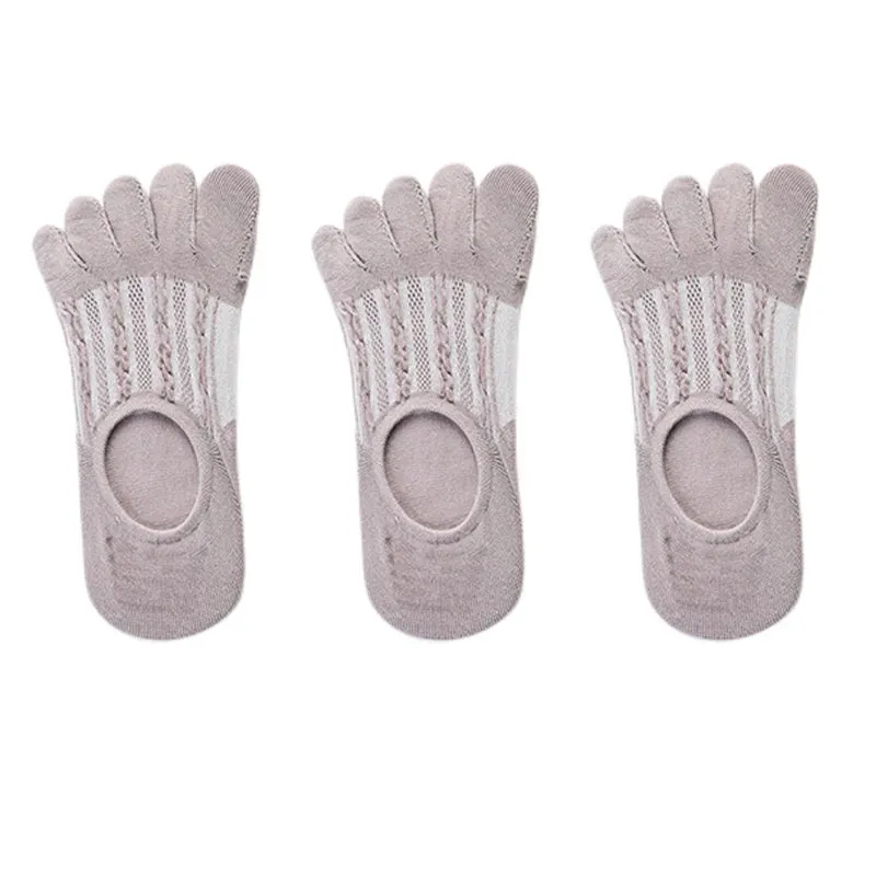 Women's Fashion Cotton Ankle Short Boat Socks - 3 Pairs
