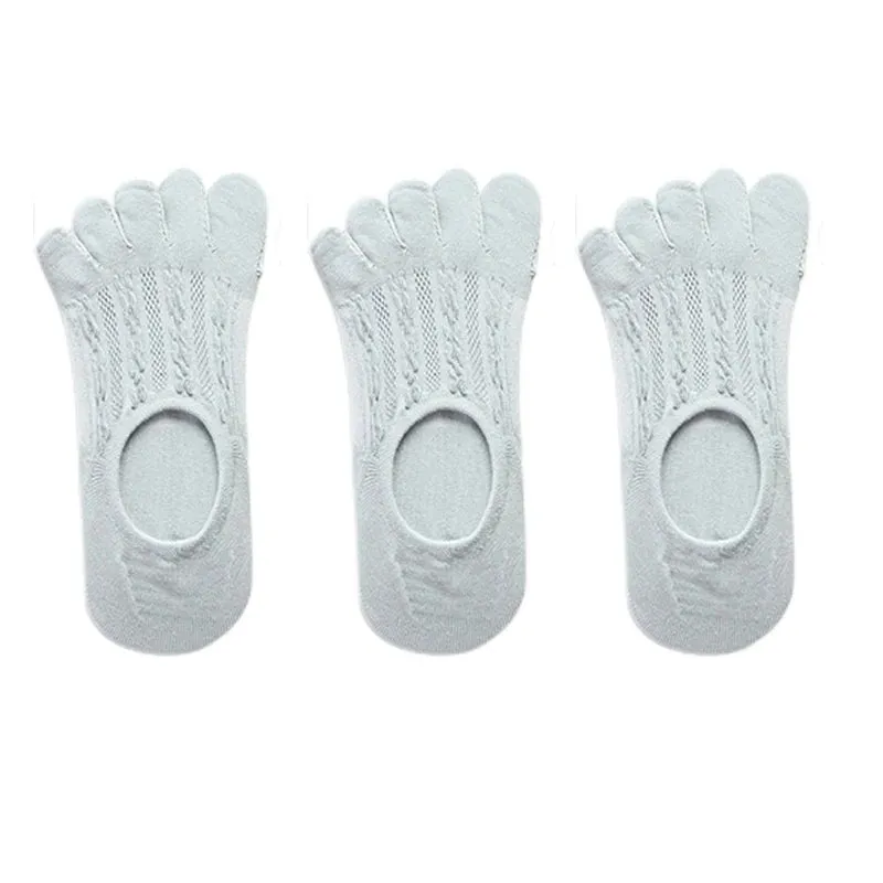 Women's Fashion Cotton Ankle Short Boat Socks - 3 Pairs