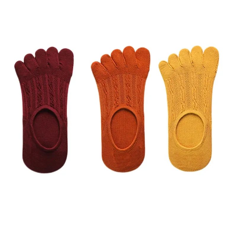Women's Fashion Cotton Ankle Short Boat Socks - 3 Pairs