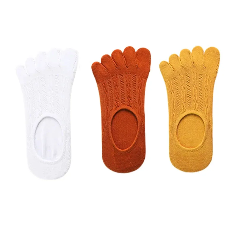 Women's Fashion Cotton Ankle Short Boat Socks - 3 Pairs