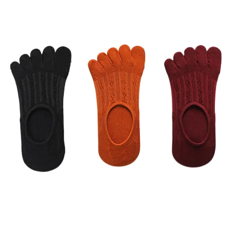 Women's Fashion Cotton Ankle Short Boat Socks - 3 Pairs