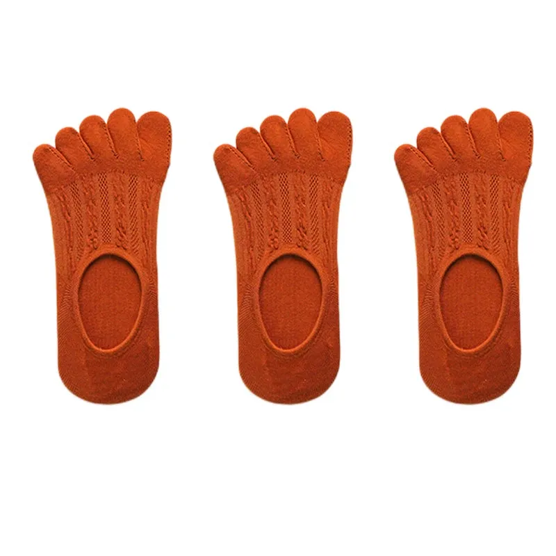 Women's Fashion Cotton Ankle Short Boat Socks - 3 Pairs