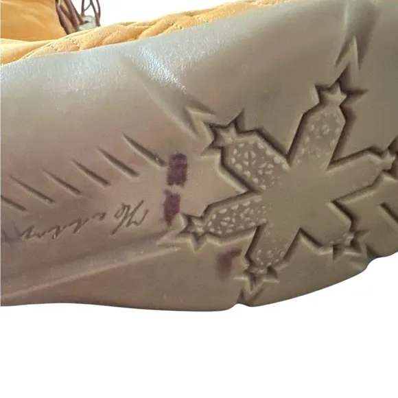Womens Helly Hansen Leather Embroidered SnowflakeWaterproof Boots Size 7