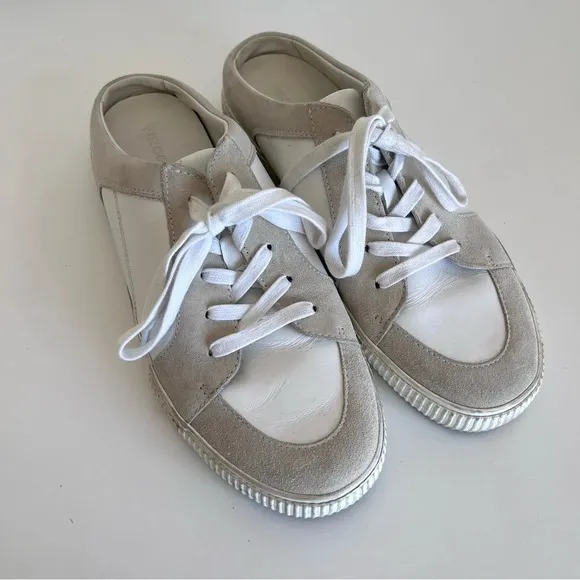 Women's Kess Leather &amp; Suede Backless Slip-On Sneakers