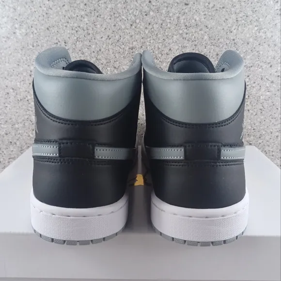 Women's Nike Air Jordan 1 Mid Shadow Black Grey Sneakers - Size 11 &amp; 12 …