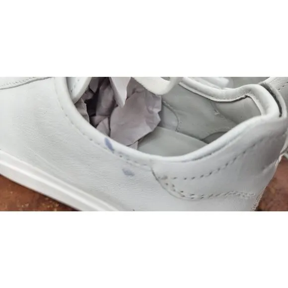 Women's‎ Rag &amp; Bone White RB Army Low Leather Sneakers Size 37 US Size 7