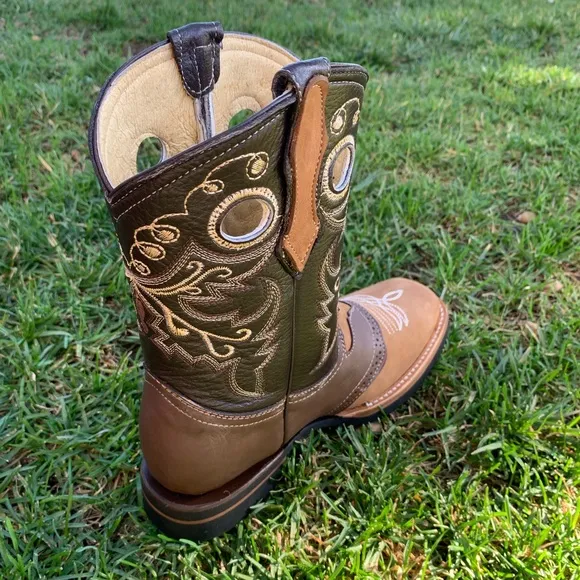 WOMEN'S WESTERN RODEO COWGIRL BOOTS GENUINE LEATHER BOTA VAQUERA DAMA 700