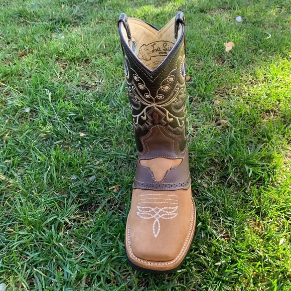 WOMEN'S WESTERN RODEO COWGIRL BOOTS GENUINE LEATHER BOTA VAQUERA DAMA 700