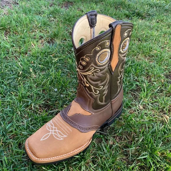 WOMEN'S WESTERN RODEO COWGIRL BOOTS GENUINE LEATHER BOTA VAQUERA DAMA 700