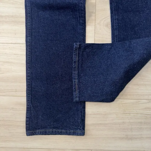 Wrangler Jeans Mens 32x32 Slim Fit Cowboy Cut Rodeo Blue Denim Jeans Western New