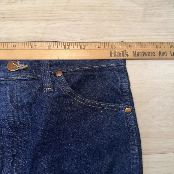 Wrangler Jeans Mens 32x32 Slim Fit Cowboy Cut Rodeo Blue Denim Jeans Western New
