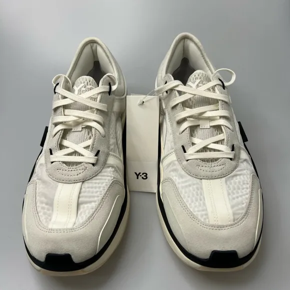 Y-3 Adidas Ajatu Run Sneakers White Grey Men’s 10.5 $350