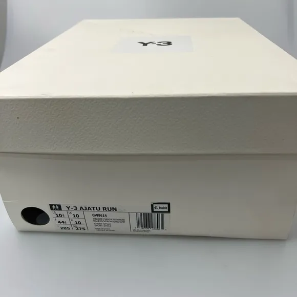 Y-3 Adidas Ajatu Run Sneakers White Grey Men’s 10.5 $350