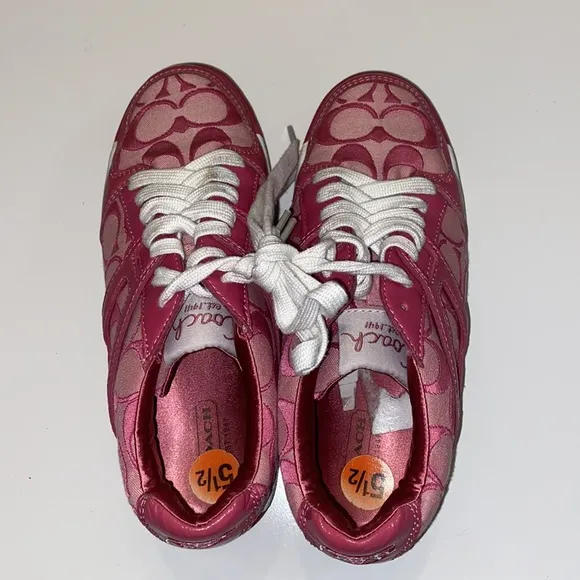 Y2K Pink Coach shoes