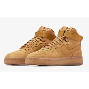 Youth Nike Air Force 1 High LV8 3 (GS) Shoe Size 5Y Wheat Gum Brown CK0262-700