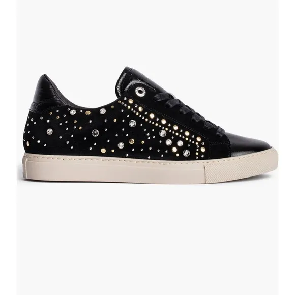 ZADIG &amp; VOLTAIRE STUD SNEAKERS (41EU)