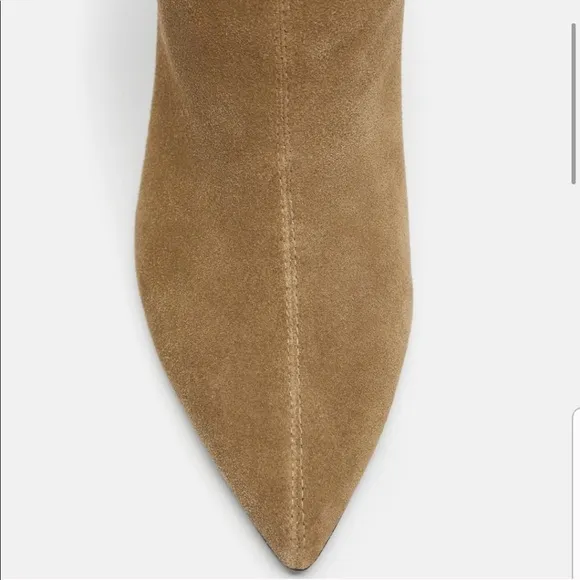 Zara high split leather  boots