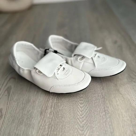 ZARA LACE-UP LOW HEEL LEATHER SHOES