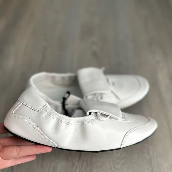 ZARA LACE-UP LOW HEEL LEATHER SHOES