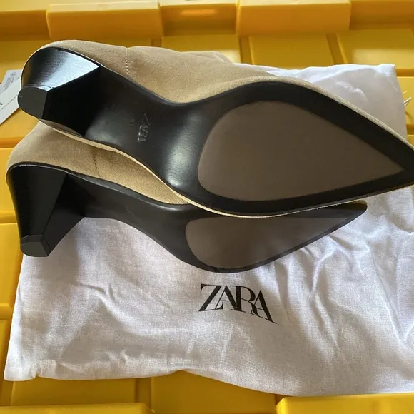 Zara Soft Suede ankle boots