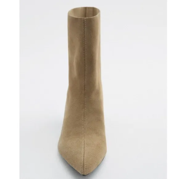 Zara Soft Suede ankle boots