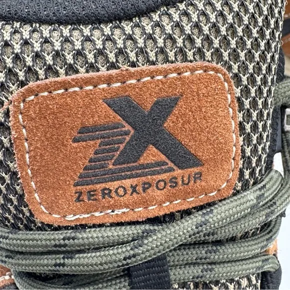 ZEROXPOSUR Colorado Lo Waterproof Hiker Boots Suede Leather / Textile Size 11