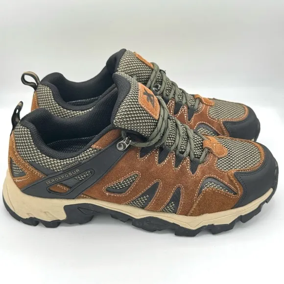 ZEROXPOSUR Colorado Lo Waterproof Hiker Boots Suede Leather / Textile Size 11