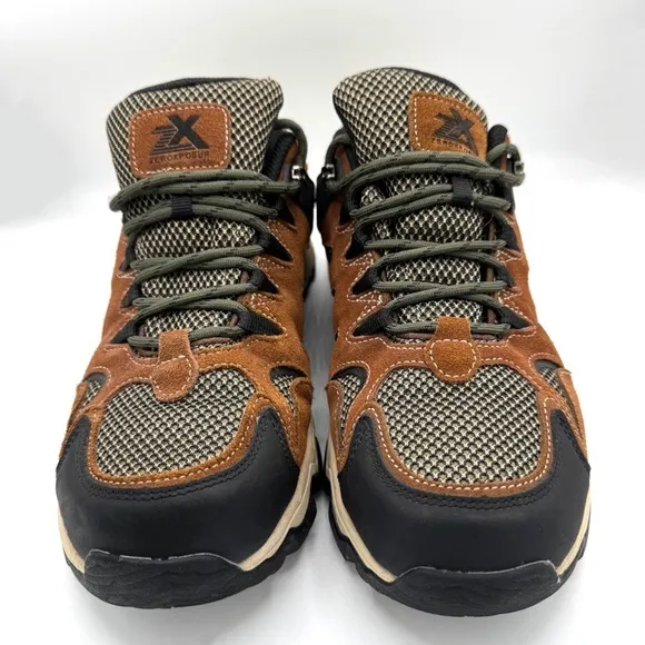 ZEROXPOSUR Colorado Lo Waterproof Hiker Boots Suede Leather / Textile Size 11