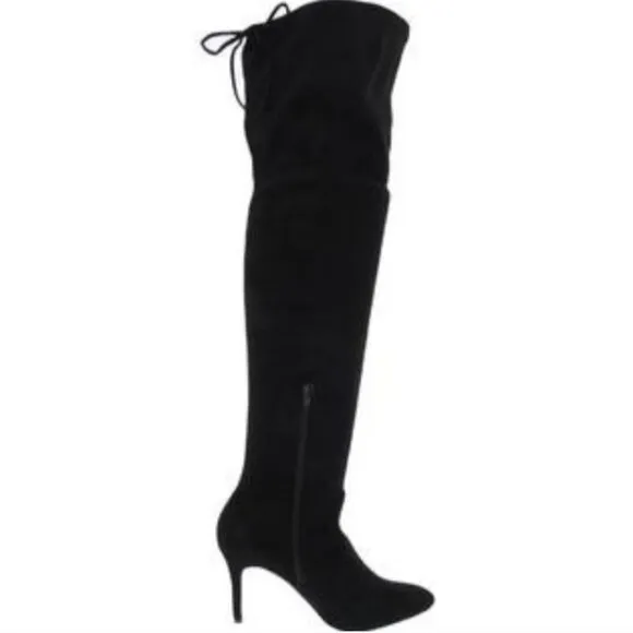Zigi Soho Silla Black Stiletto Heeled Boots, Size 6.5, Pointed‎ Toe, NIB